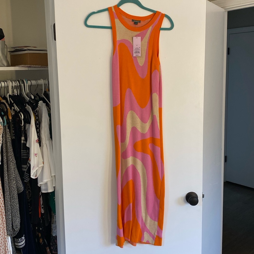 NWT Wild fable retro midi knit midi dress S